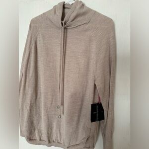 Cynthia Rowley Beige Merino Wool Knit